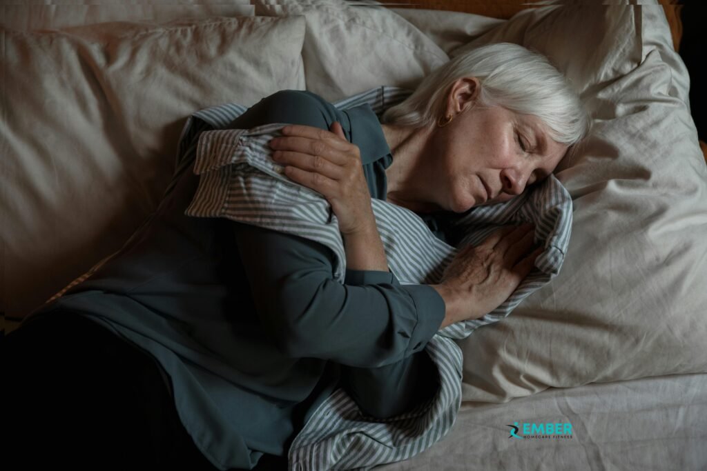 Proven Sleep Tips for Seniors: How to Rest Better and Wake Refreshed 1 Senior woman sleeping peacefully in a cozy bedroom