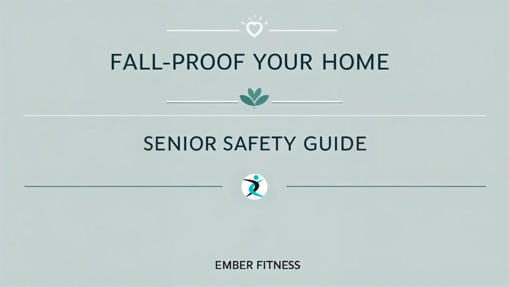 How to Fall-Proof Your Home: A Room-by-Room Safety Checklist for Seniors 1 Personal trainer helping senior rearrange living room furniture to prevent falls