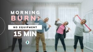 Senior man practicing balance exercises with a fitness instructor