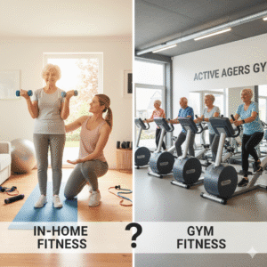 In-Home Fitness vs Gym for Seniors
