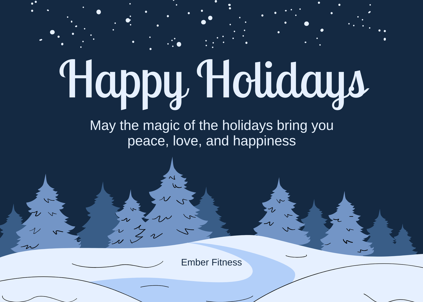 Happy Holidays 2026 gift of health