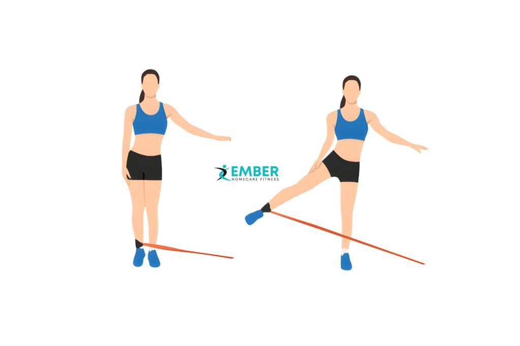 Side Leg Raises exercise for seniors