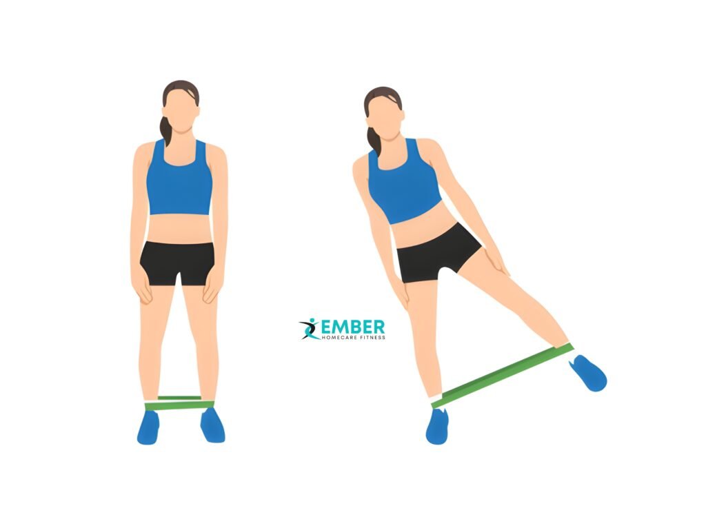 Strength Training for Seniors at Home:Standing Side Leg Lifts