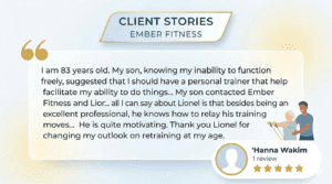 From Struggle to Strength: Hanna’s Journey at 83