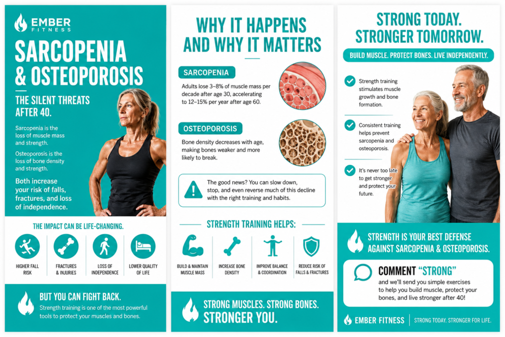 Sarcopenia, Osteoporosis & Bone Density: Why Strength Training Matters for Seniors