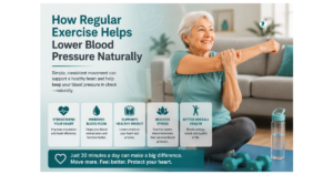 exercise helps lower blood pressure naturally