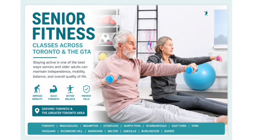senior fitness classes across Toronto and the GTA